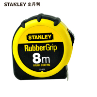 史丹利STANLEY 橡塑公制卷尺8m 钢卷尺测量尺子米尺耐磨木工卷尺 30-628-23企业专享