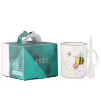 企业专享 蚕禾 陶瓷黑线杯 起订量100