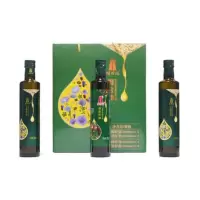 绿香远组合油亚麻籽油茶籽油500ml*3瓶装