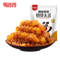 蜀道香狼牙土豆烧烤味150g*4袋 四川网红零食土豆/马铃薯制品