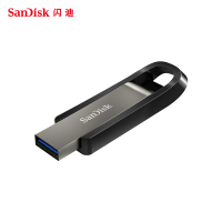 闪迪 64GB U盘CZ810SB3.2金属优盘 读400MB/s写100MB/s 银色