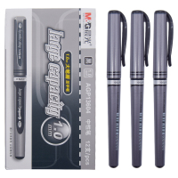 晨光AGP13604中性笔水性笔签字笔办公大容量考试中性1.0mm 黑色12支