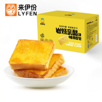 来伊份 岩烧乳酪味吐司面包 500g/盒