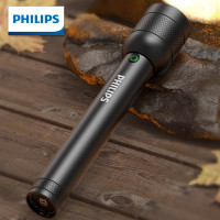 飞利浦(Philips) 手电筒户外 强光超亮远射无极调光充电三灯珠探照灯 SFL8266