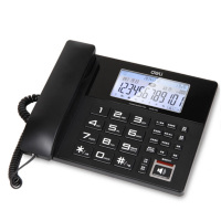 得力(deli)799 录音电话机 座机 固定电话 黑色