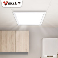 公牛（BULL）吸顶灯 正方形平板灯面板灯铝扣板天花板格栅嵌入式厨房灯厨卫灯18W色温5700K