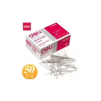 得力(deli) 大头针0016 大头针(50克/盒)