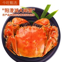 今旺甄选鲜活大闸蟹红牌蟹公蟹4.5两 母蟹3.5两 4对8只装活蟹