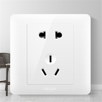 德力西电气(DELIXI ELECTRIC)暗装五孔插座 10A