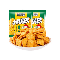 琥珀小米锅巴22g*5(牛肉味) 苏宁自营零食整箱网红批发宿舍小零食小吃膨化休闲食品儿时怀旧零食