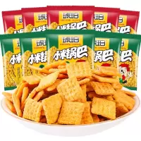 琥珀小米锅巴22g*20包(麻辣味) 苏宁自营零食整箱网红批发宿舍小零食小吃膨化休闲食品儿时怀旧零食