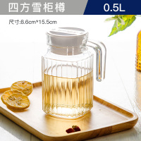 玻璃凉水壶无铅玻璃水壶扎壶 一个