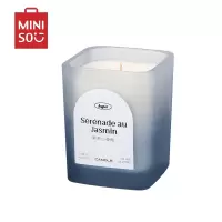 名创优品(miniso) 法国格拉斯系列-香薰蜡烛(茉莉小夜曲)