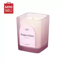 名创优品(miniso) 法国格拉斯系列-香薰蜡烛(铃兰映叶)