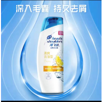 海飞丝 洗发水清爽去油400ml 持久去屑清爽控油 柠檬香 男士女士通用