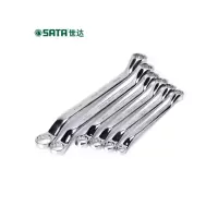 世达(SATA)全抛光双头梅花扳手14-17mm五金工具