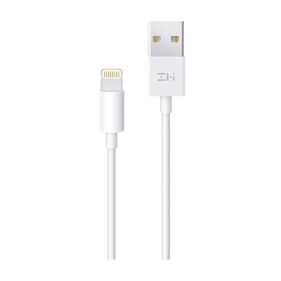 ZMI USB Cable 1m 白色苹果数据充电线 通过苹果MFI认证 支持快充 稳定高效耐用