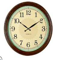 新欧式客厅挂钟钟表加大号实木装饰时钟家用大气摇摆石英挂钟表HW98