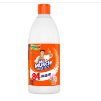 威猛先生84消毒液500g清新花香除菌液消毒水漂白水马桶消毒八四 500g