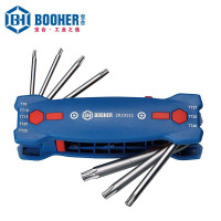 宝合（BOOHER) 2010111 8件套折叠式带孔花型内六角组套TT9-TT40 (单位：套)