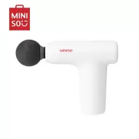 名创优品(miniso) 迷你筋膜枪电动按摩仪腰部腿部颈部颈椎放松器小巧便携按摩膏 型号:SC-JM05(白色)