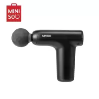 名创优品(miniso) 迷你筋膜枪电动按摩仪腰部腿部颈部颈椎放松器小巧便携按摩膏 型号:SC-JM05(黑色)