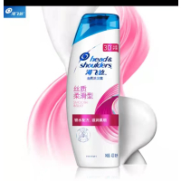 海飞丝洗发水 丝质柔滑400ml 持久去屑清爽控油柔顺 清香型 男士女士通用