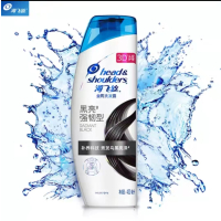 海飞丝 洗发水黑亮强韧400ml 持久去屑清爽控油滋养 乌黑强韧型 去屑