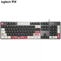 罗技(Logitech)K845 机械键盘 TTC轴 红轴 吾皇万睡系列