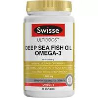 Swisse斯维诗 深海无腥鱼油胶囊1000mg 90粒 含欧米伽3 中老年成人鱼油 澳洲进口