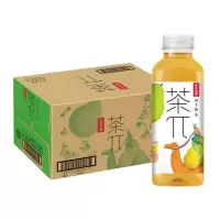 农夫山泉 茶π(茶派)茶饮料 柚子绿茶500ml15瓶 整箱装(新版)