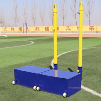 标准室内外移动羽毛球柱 便携式羽毛球网架