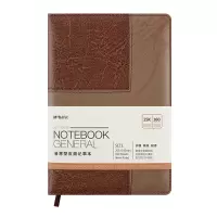 晨光 APY1EK78 25k 160页 普惠型皮面 记事本 (计价单位：本) 黄棕拼接