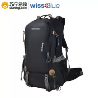 维仕蓝(wissBlue)户外旅行登山包WB1050-BK 40L