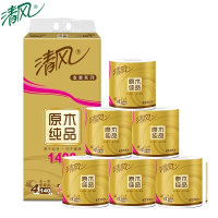 清风卷纸4层140g/卷 10卷/提 10提/箱(仅供重庆地区)(BY)