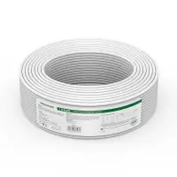 绿联(UGREEN)2芯纯铜电话线 RJ11工程家装语音电话线 连接线 100米/件(BY)