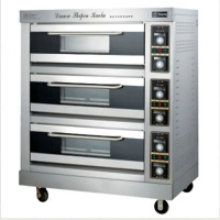全给商用电烤箱大型大容量燃气烤炉烤面包烘焙设备三层六盘电烤箱