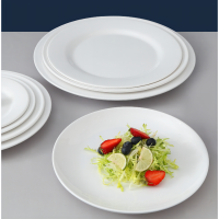 聚正平盘圆盘西餐盘 牛排盘 蛋糕盘菜盘 餐具 10寸平盘