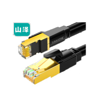 山泽(SAMZHE) WX8200 八类网线 20.00 米/根(计价单位:根) 黑色