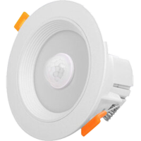 led感应筒灯 9W 人体红外感应筒灯4英寸-塑料壳(10个装)暖光