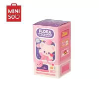 名创优品(miniso) 奇萌泰迪系列芙儿心愿小盒盲盒摆件(混)创意玩偶