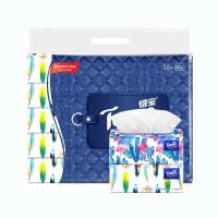 得宝4层抽取式面巾纸(Mini)80抽*10包(家乐福)