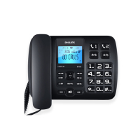 飞利浦 录音电话机座机 CORD165 黑色