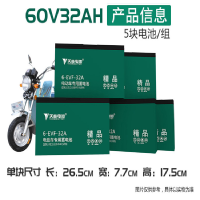 三轮车电池 60V/32AH天能电池,带充电器@