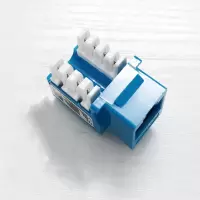 中云智创 超五类信息模块非屏蔽 CAT5 RJ45信息模块信息插槽 网络电脑模块1只 定制
