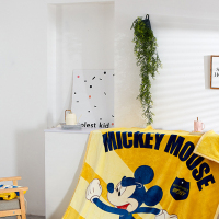 迪士尼(DISNEY)云毯家用毛毯卧室优选活力米奇毛毯DTM12-1520A黄色150*200cm