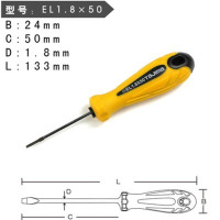 田岛(TAJIMA) 田岛螺丝刀套 EL1.8-50 一字