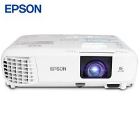 爱普生(EPSON)CB-FH06投影仪办公 全高清家用投影机1080P 含幕布支架及安装