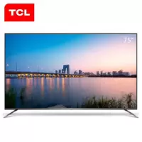 TCL75英寸 75F8A 4K超高清 全面屏电视 液晶电视机黑色含普通挂架/台(BY)