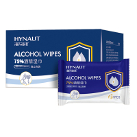 海氏海诺75%杀菌消毒酒精湿纸巾 100片装